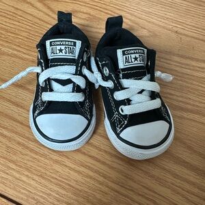 Converse Black and White Low-Top Sneakers